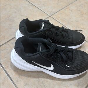 Nike Kids Black and White Athletic Sneakers
